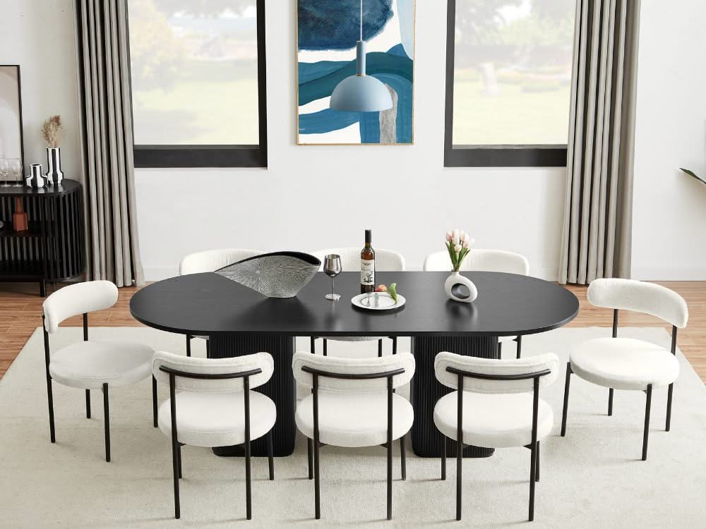 Amber Set of 2 Dining Chairs - White - Image 5