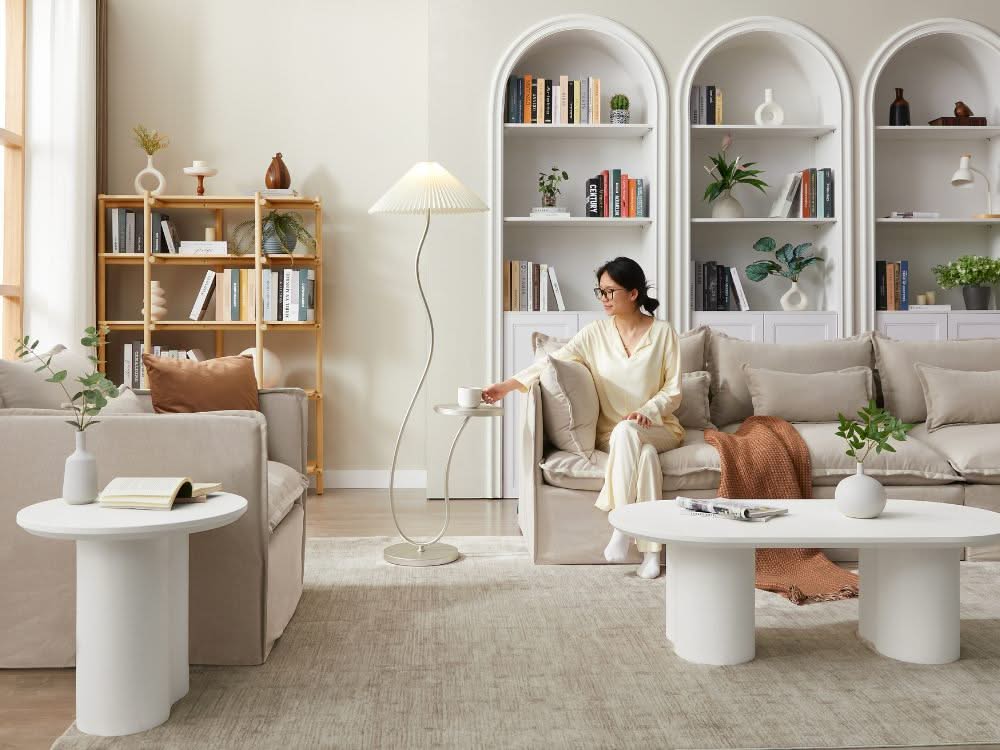 Avery Floor Lamp - Champagne Gold - Image 4