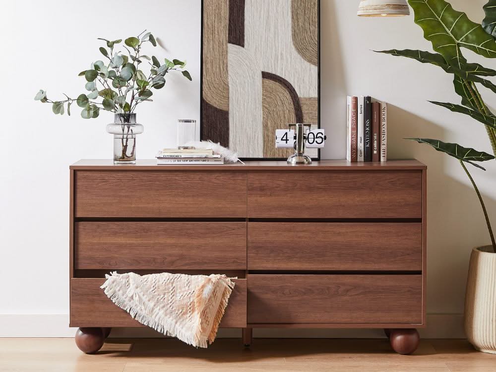 Ballico 6 Chest of Drawers - Walnut - Image 10