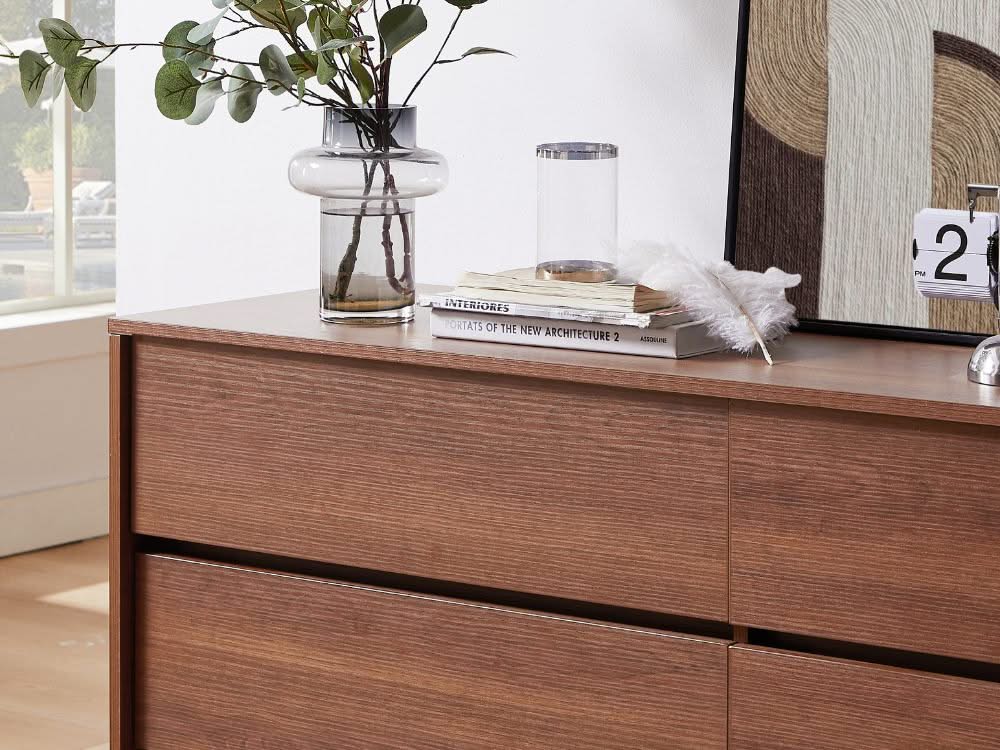 Ballico 6 Chest of Drawers - Walnut - Image 15