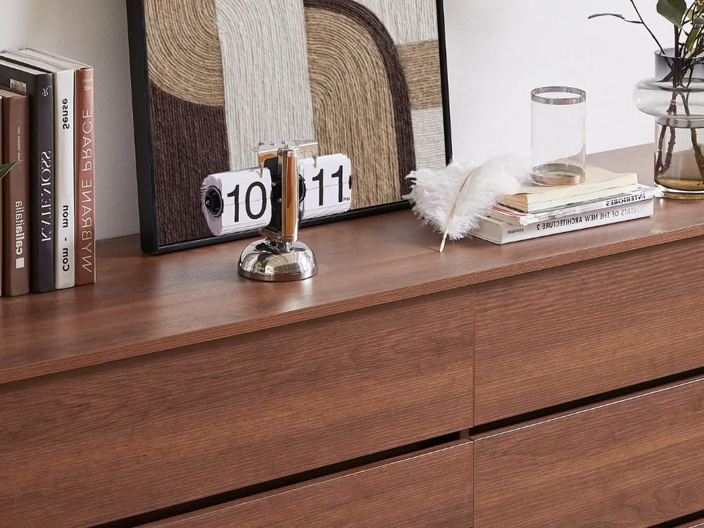 Ballico 6 Chest of Drawers - Walnut - Image 16