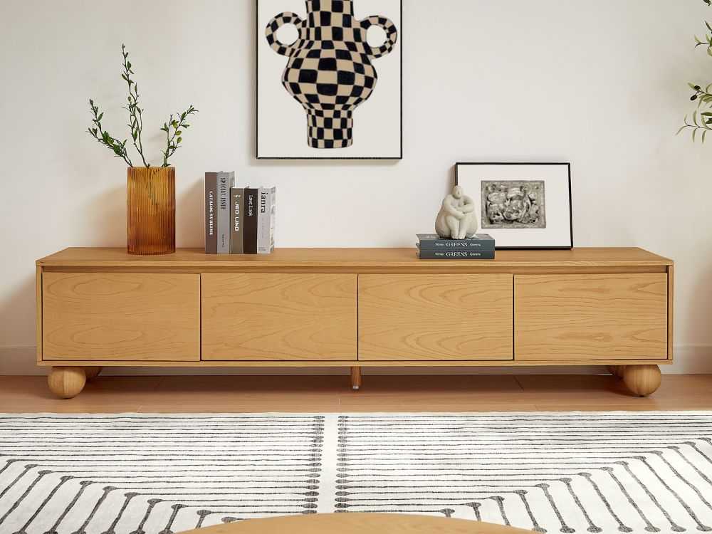 Ballico TV Unit - Light Oak - Image 4