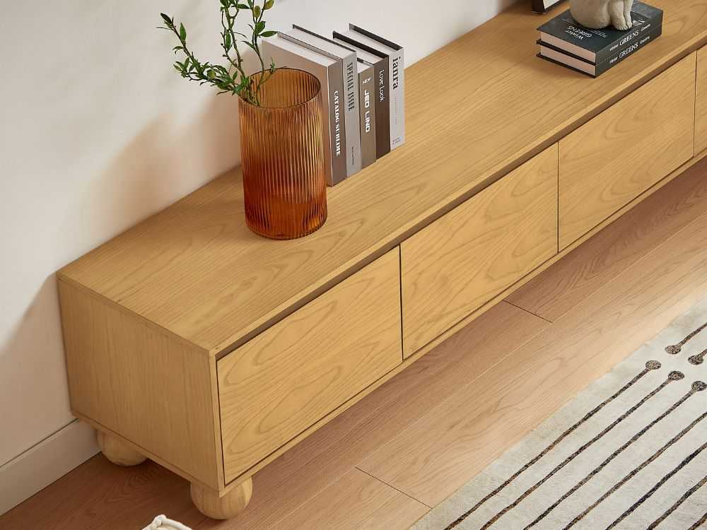 Ballico TV Unit - Light Oak - Image 6