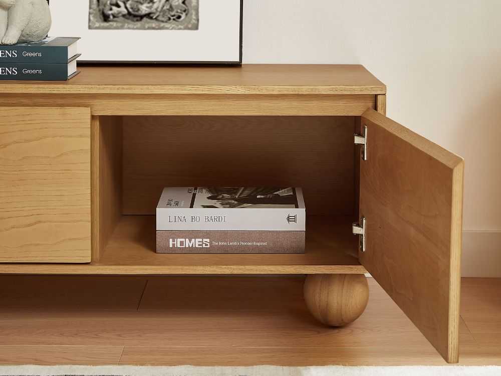 Ballico TV Unit - Light Oak - Image 7
