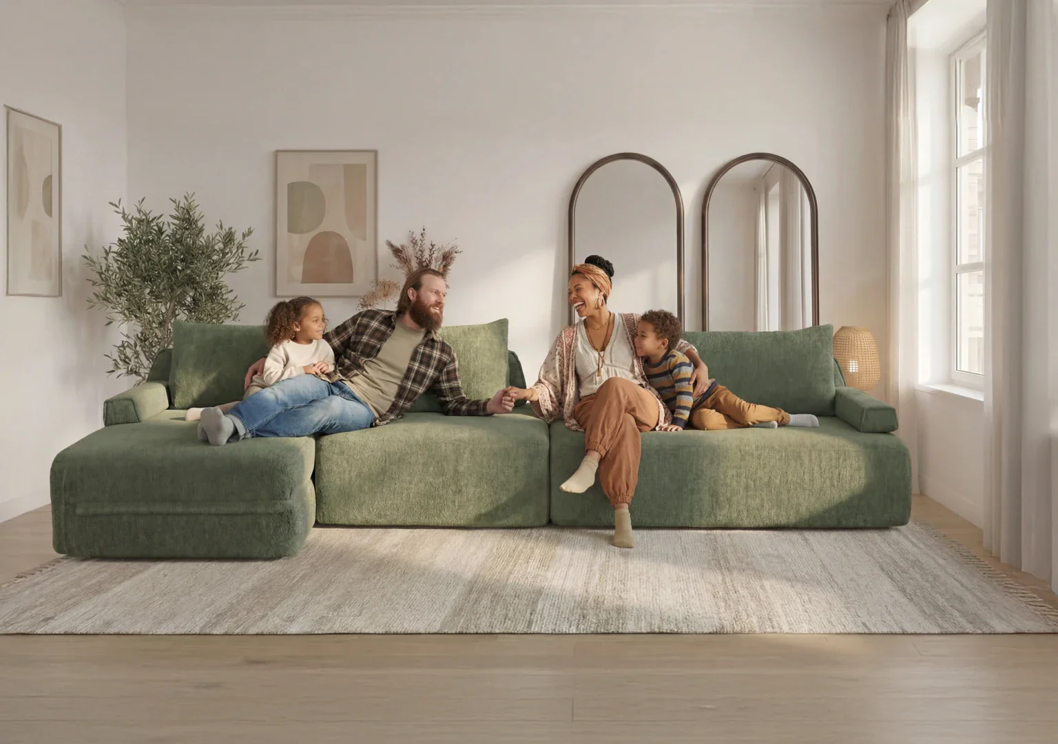 Cushie Modular Sofa Bed - Image 124