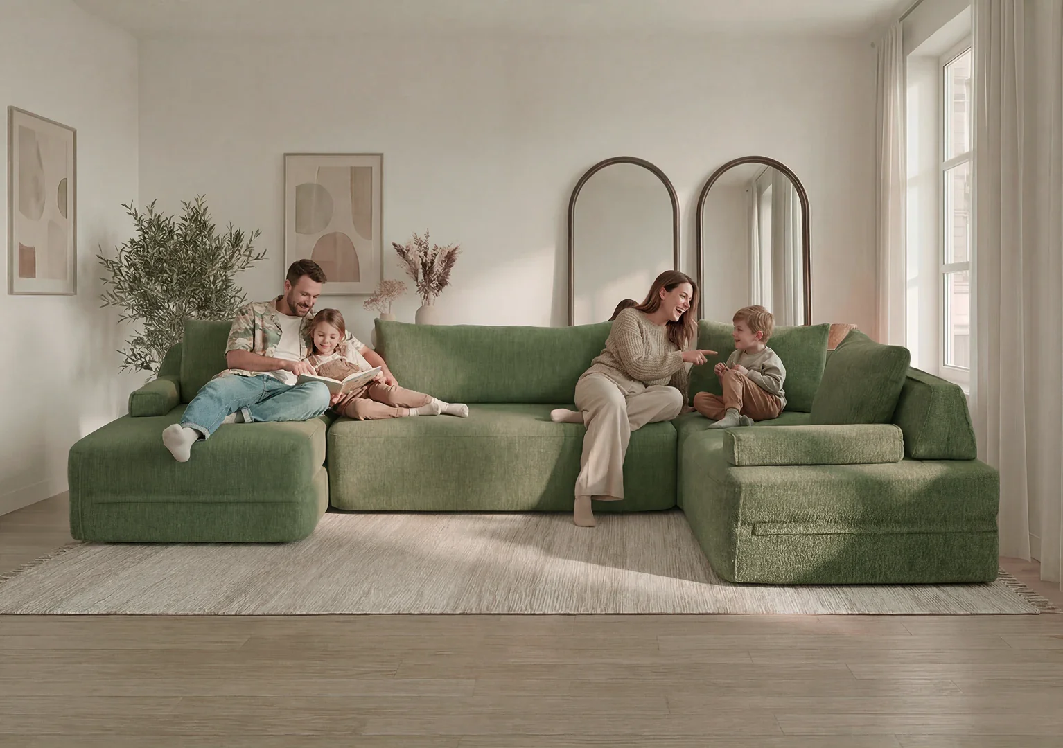 Cushie Modular Sofa Bed - Image 131