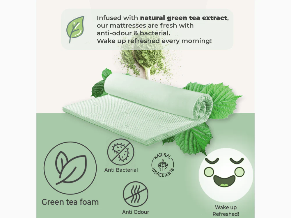 Deep Dream Green Tea Mattress - Image 5