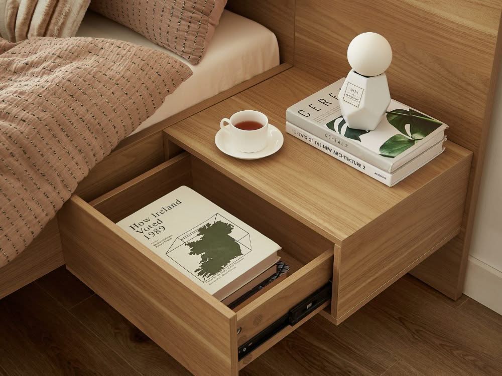 Eve Bed with 2 Bedside Tables Set - Image 7