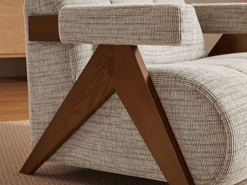 Frank Armchair - Tweed - Image 17