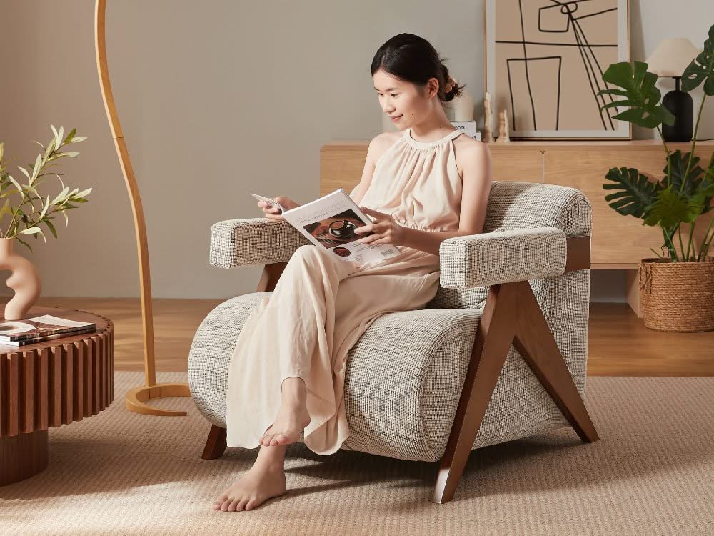 Frank Armchair - Tweed - Image 3