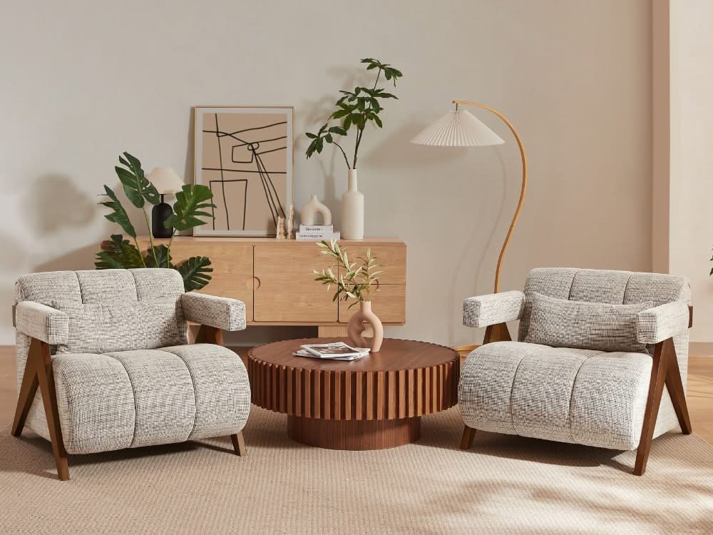 Frank Armchair - Tweed - Image 5