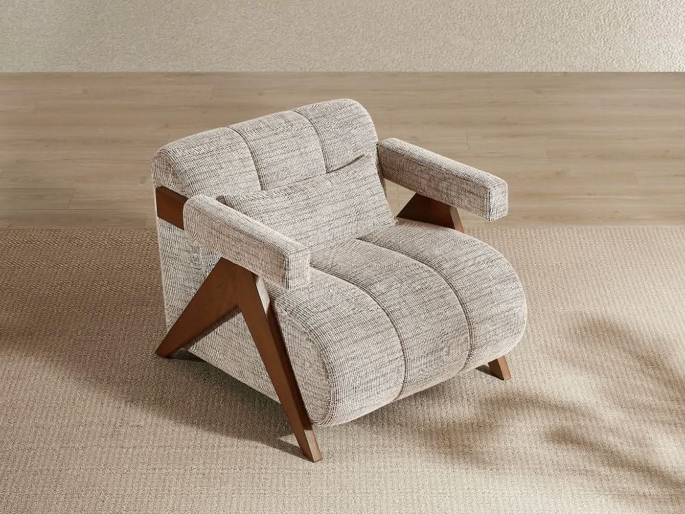 Frank Armchair - Tweed - Image 7
