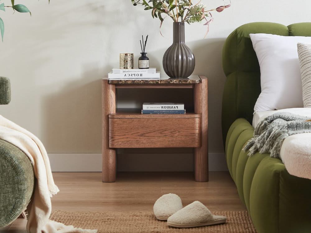 Hank Bedside Table - Walnut - Image 5