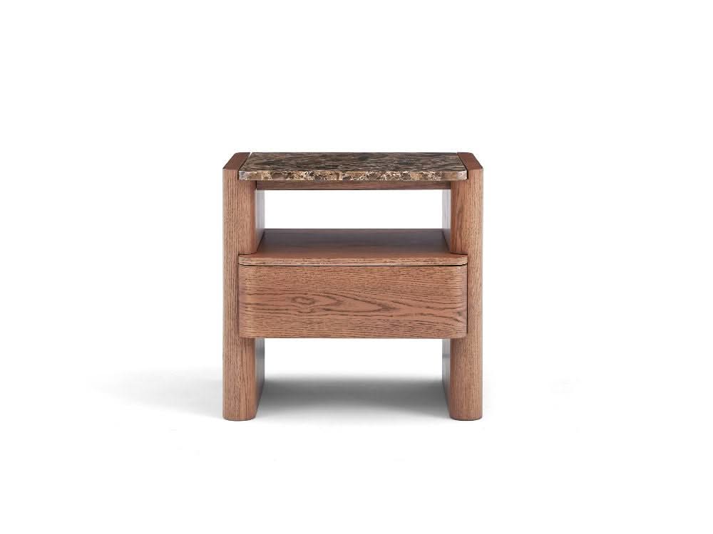 Hank Bedside Table - Walnut - Image 7