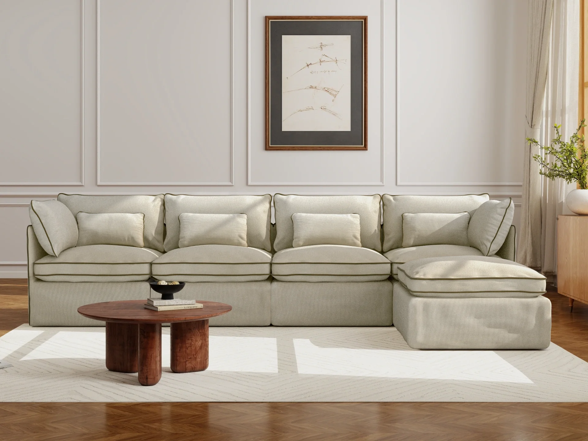 Lifely Modular Washable Sofa - Image 110