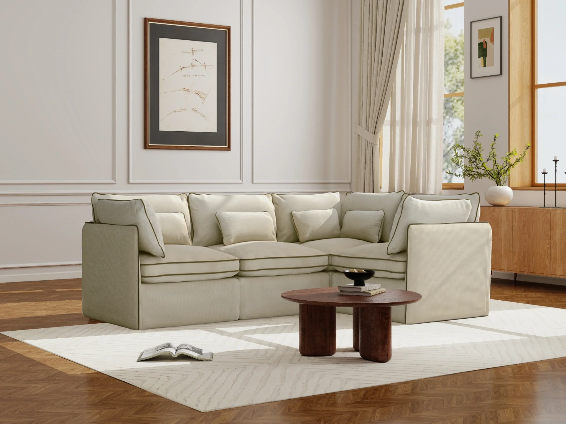 Lifely Modular Washable Sofa - Image 113