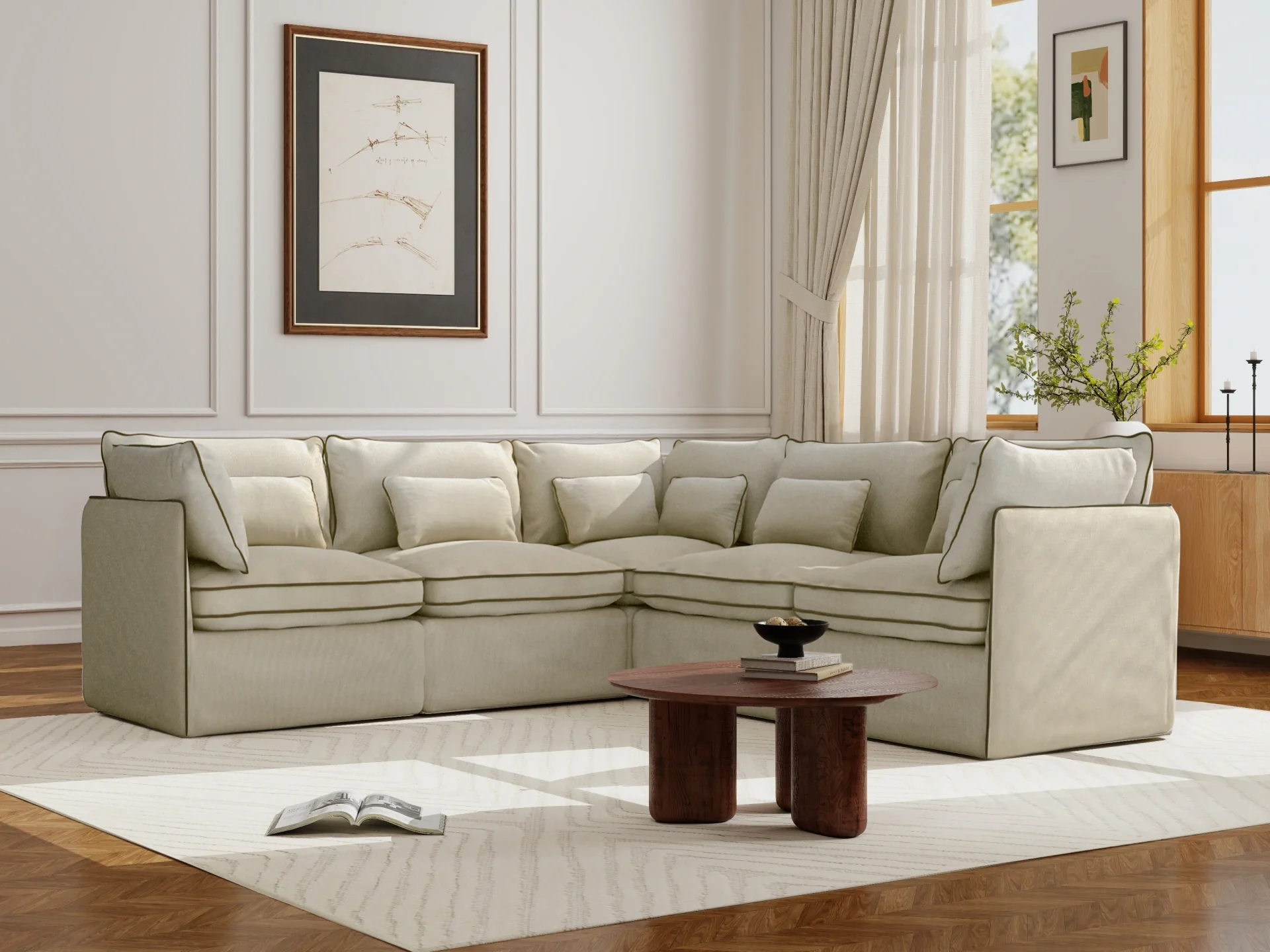 Lifely Modular Washable Sofa - Image 115