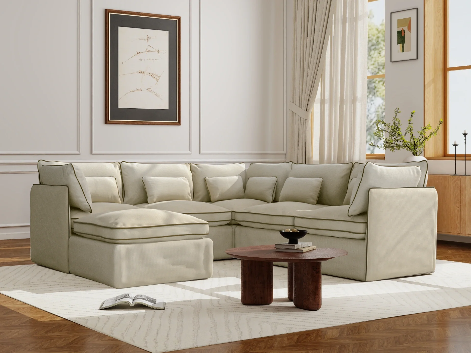 Lifely Modular Washable Sofa - Image 116