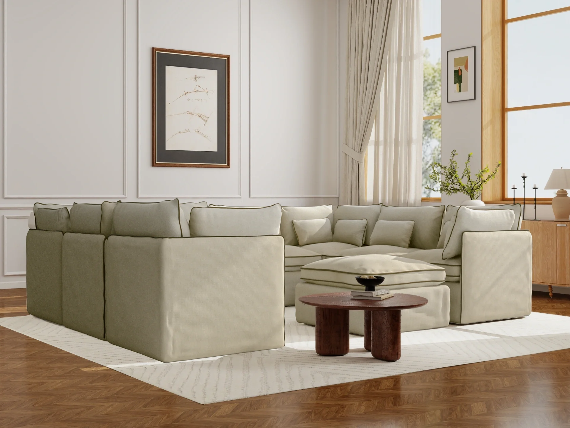 Lifely Modular Washable Sofa - Image 120