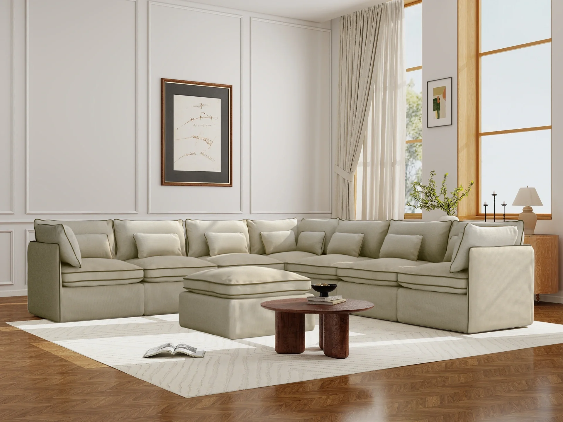 Lifely Modular Washable Sofa - Image 123