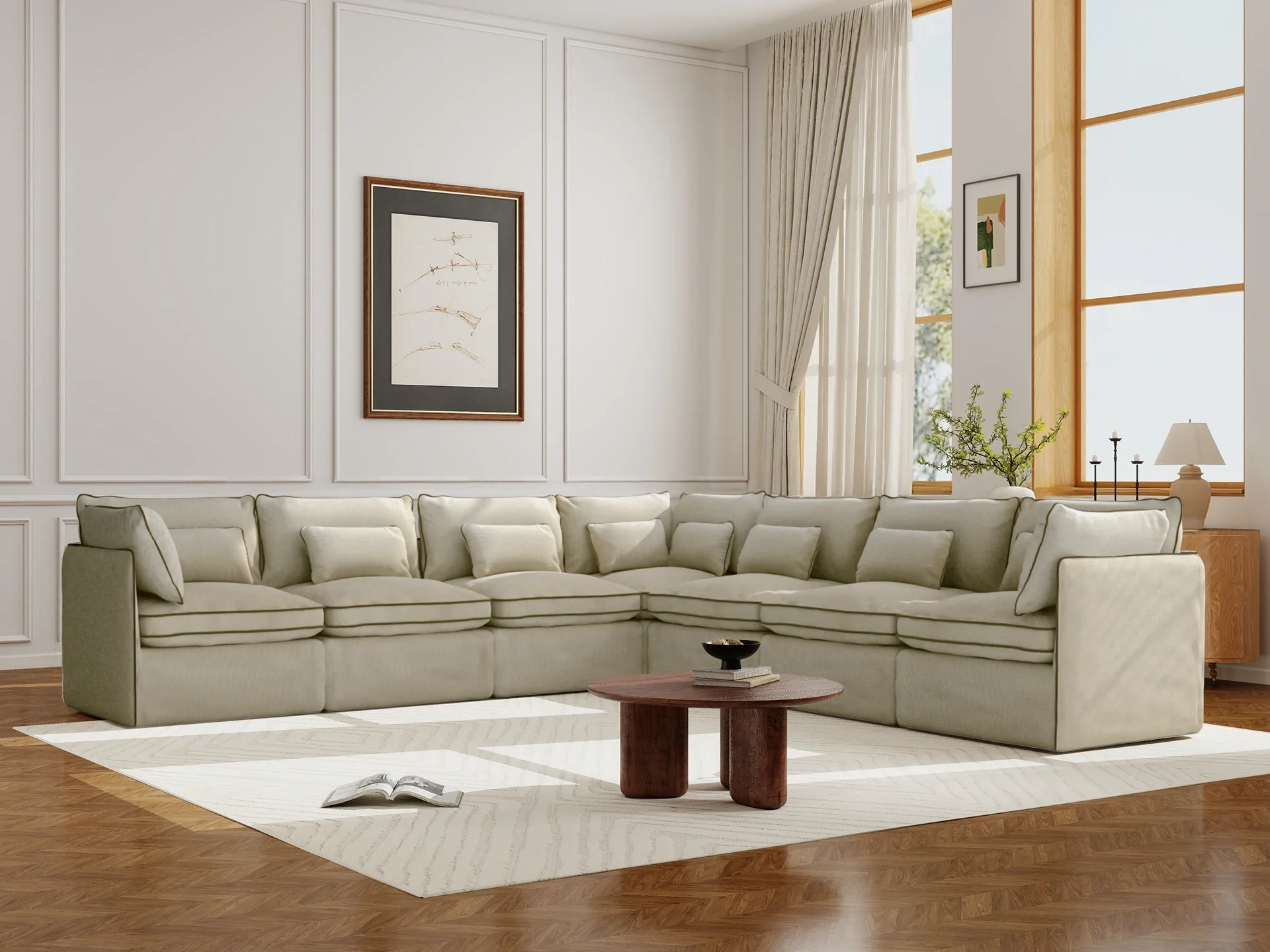 Lifely Modular Washable Sofa - Image 125