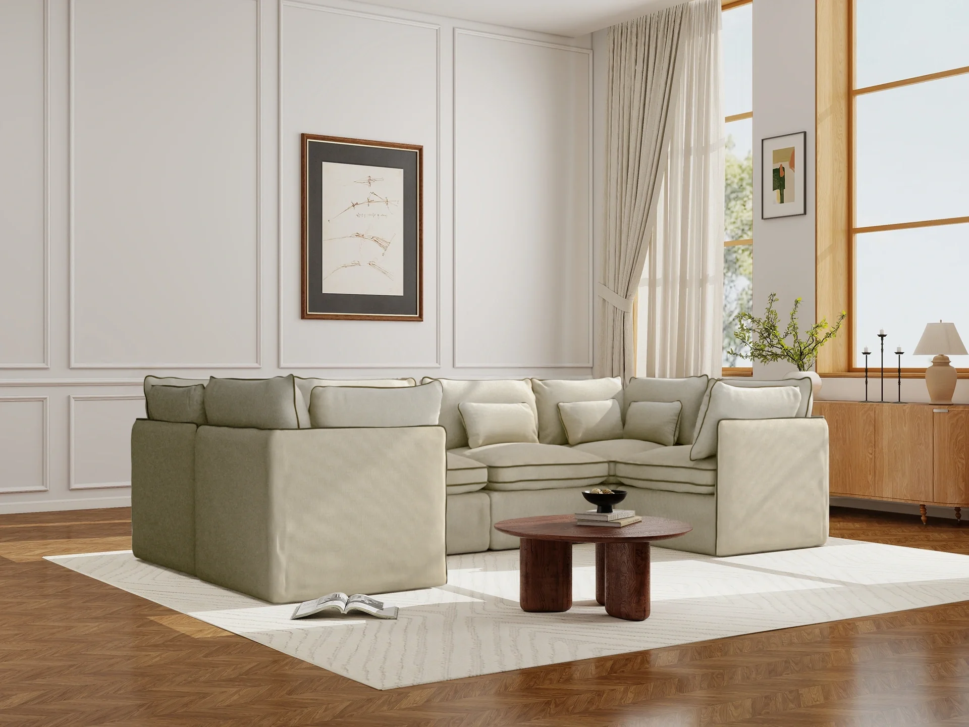Lifely Modular Washable Sofa - Image 126