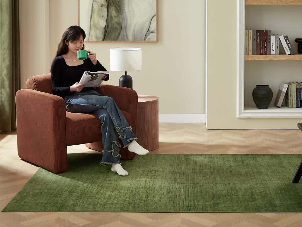 Mellow Rug - Moss Green - Image 5