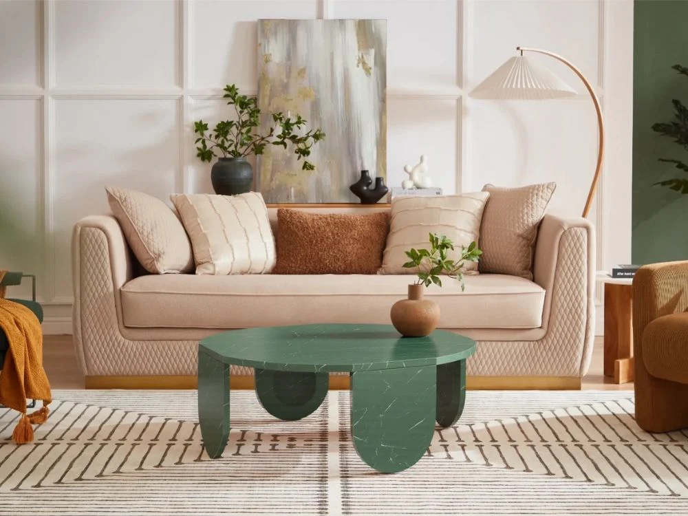 Sienna Coffee Table - Dark Green - Image 4
