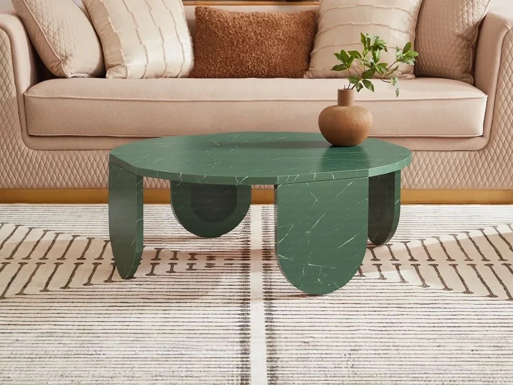 Sienna Coffee Table - Dark Green - Image 5