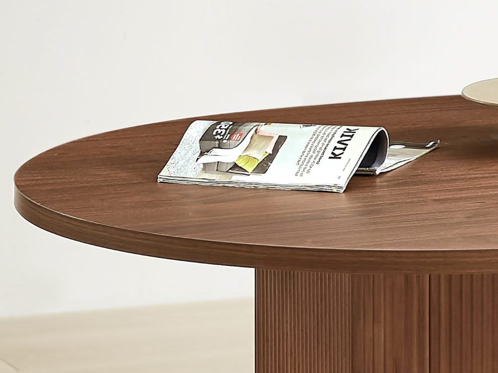 Tate Extendable Dining Table - Walnut - Image 6