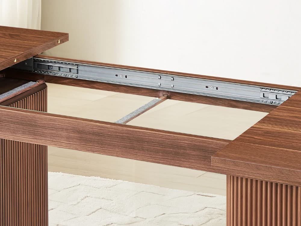 Tate Extendable Dining Table - Walnut - Image 8